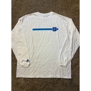 2004 Vintage Adidas Olympics Athens Long Sleeve Shirt Mens Size XL Y2K